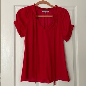 Boutique Red Blouse